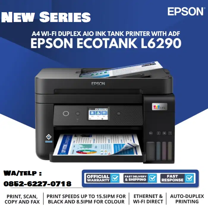 EPSON L6290 Print,Scan F4, Copy, Fax,Wifii Terlengkap Gratis Ongkir