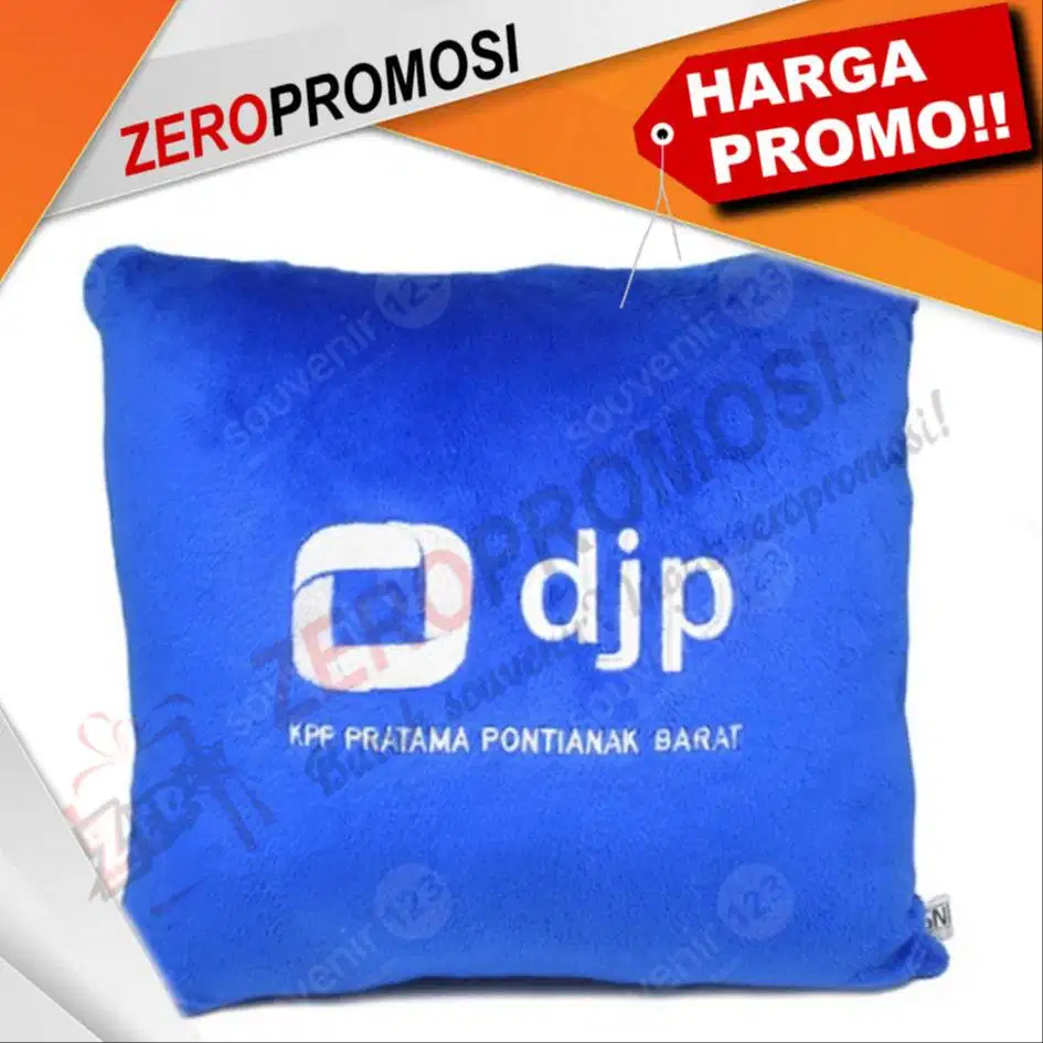 Souvenir Bantal Promosi Bantal Persegi