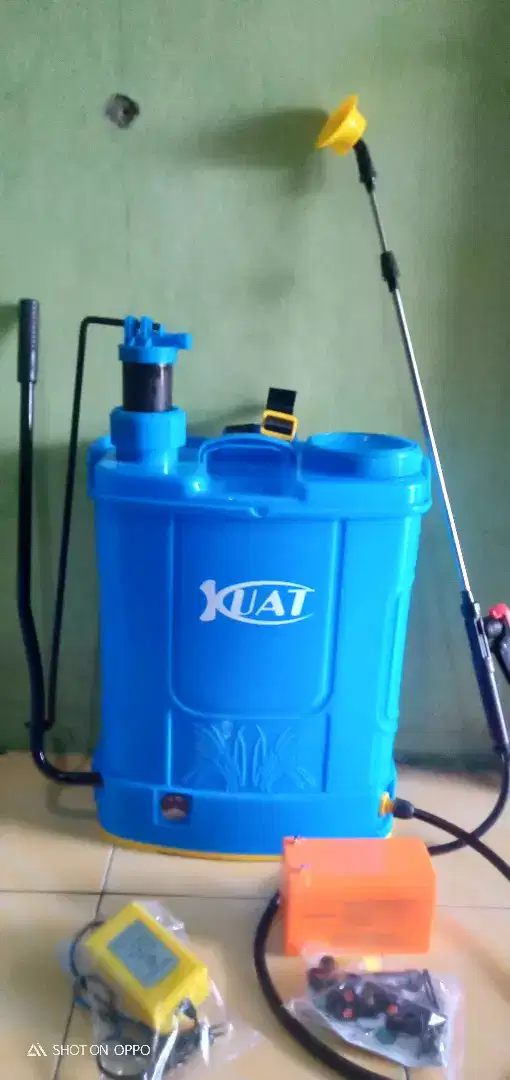 spreyer elektrik 2in 1,model cas+manual kapasitas 20 liter