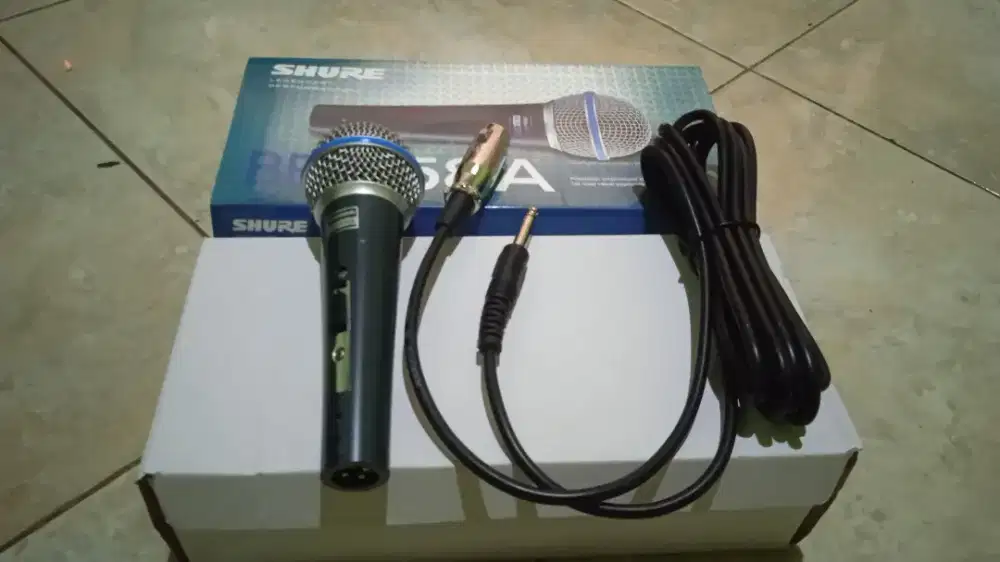 Mic shure beta legend microphone shure baru plus kabel