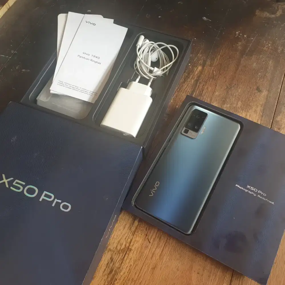 VIivo X50 Pro RAM 8/256 GB Like New Garansi Resmi X50Pro Fullset
