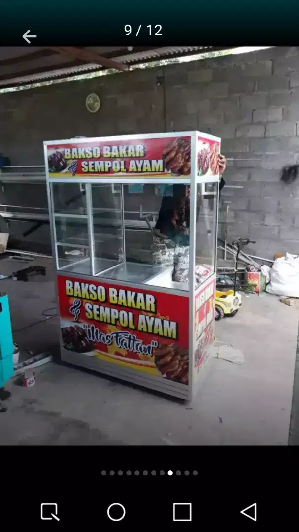 Etalase erobak usaha kuliner both jualan free ongkir dan banner