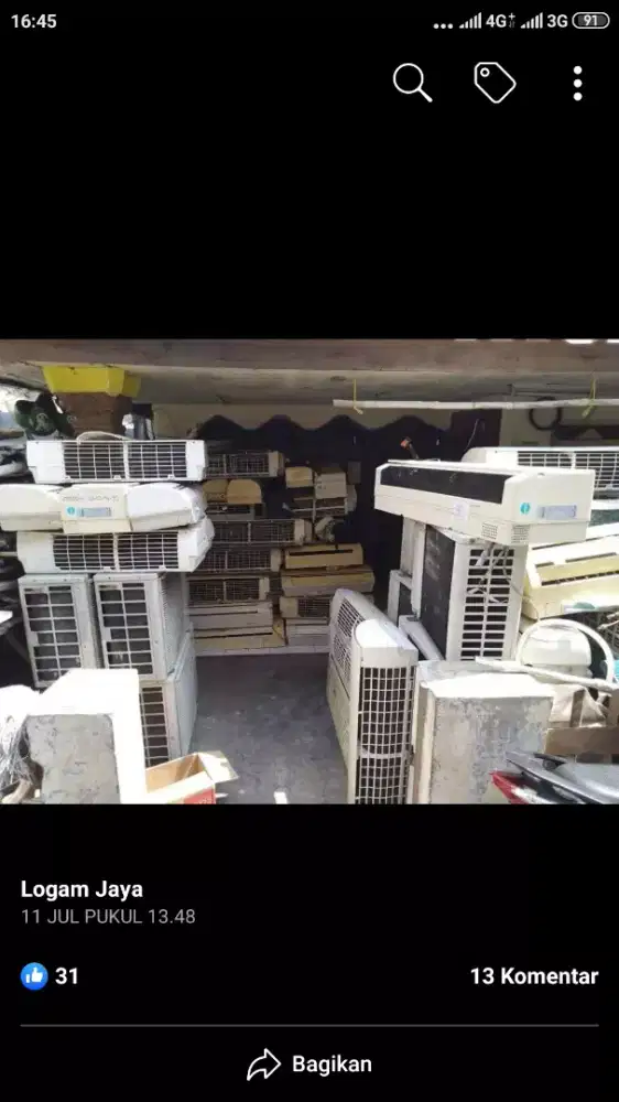 Tampung segala jenis ac rusak satuan atau borongan