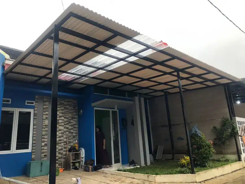 Kanopi Alderon satu layer