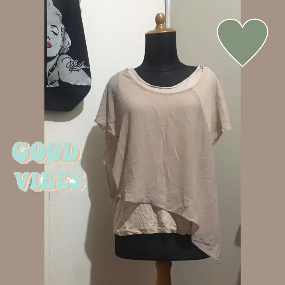 Blouse Kaos Coksu mix Chiffon