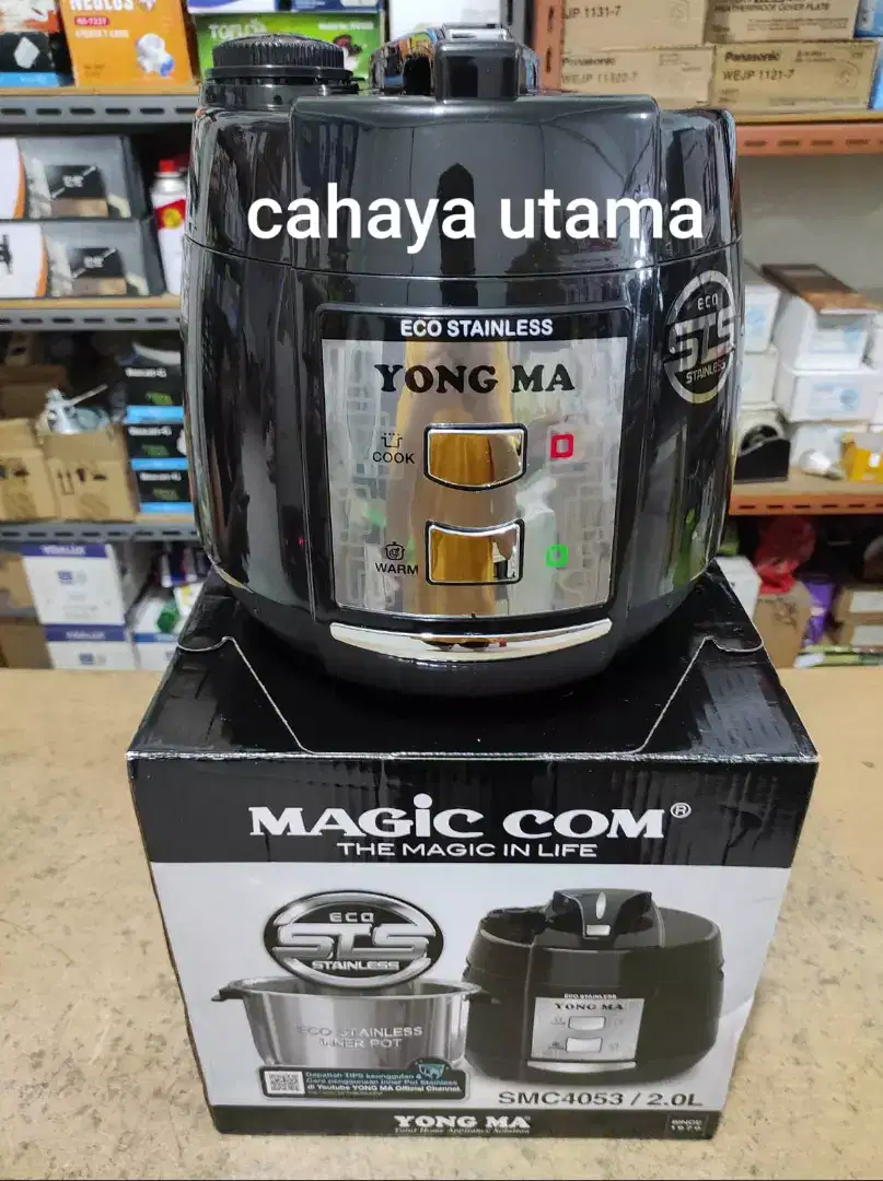 RICE COOKER YONGMA 2L PANCI STENLIS SMC-4053 (BARU DAN BERGARANSI)