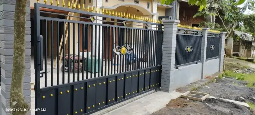 Kanopi pagar teralis baja ringan berkualitas murah