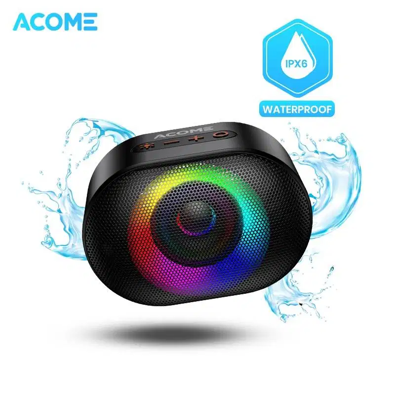 ACOME A10 Speaker Bluetooth TWS 10W IPX6 Waterproof RGB Gadgetin