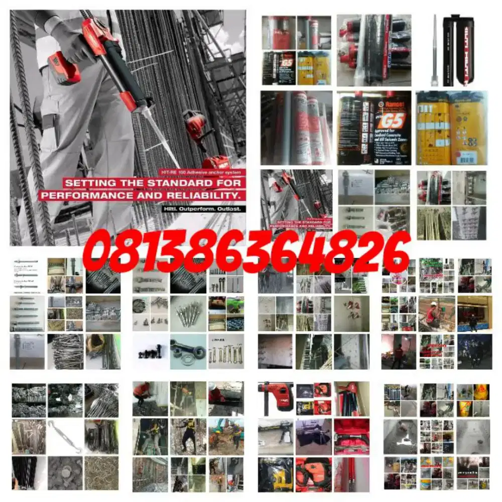 cemset/cemical angkur dan stek rebar