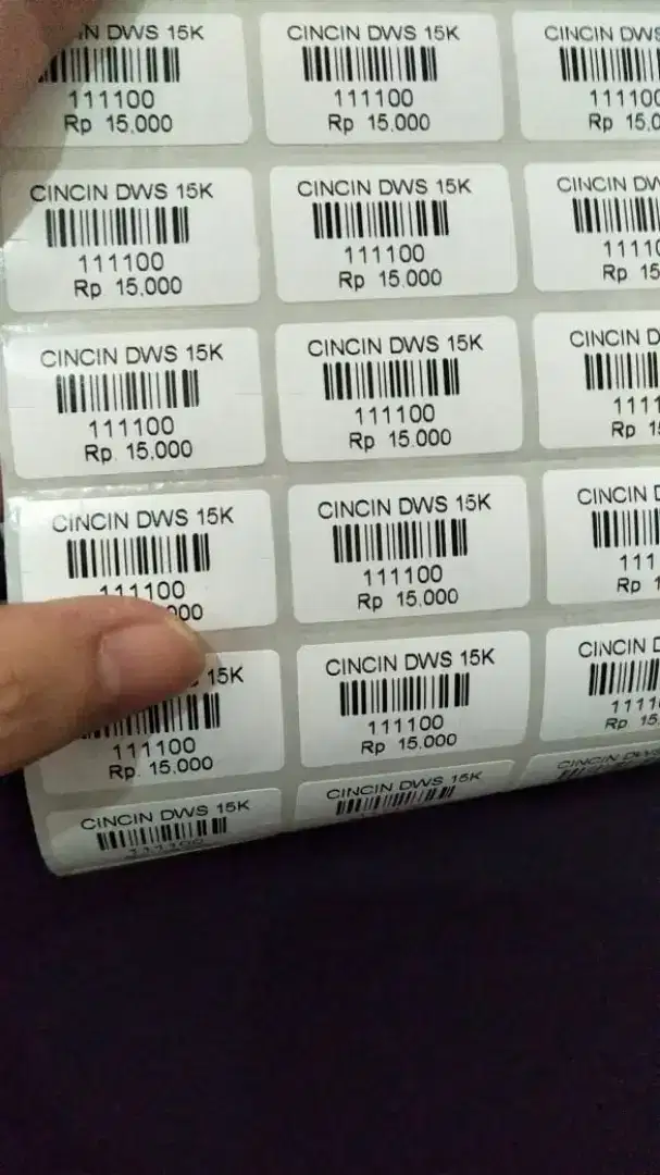 Jual Label Barcode 32x18 GAP 3Line murah (SEMARANG)