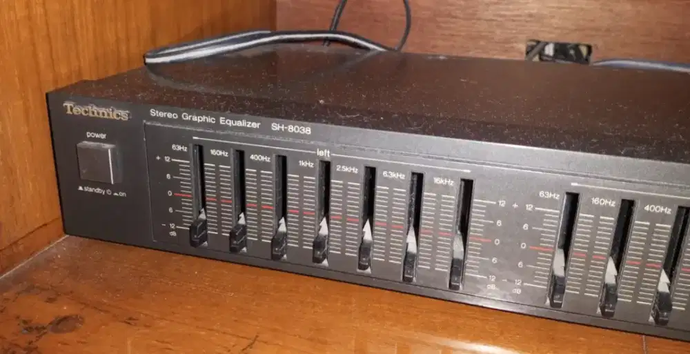 Equaliser audio Technics SH 8038 made in japan All Normal Mantaps