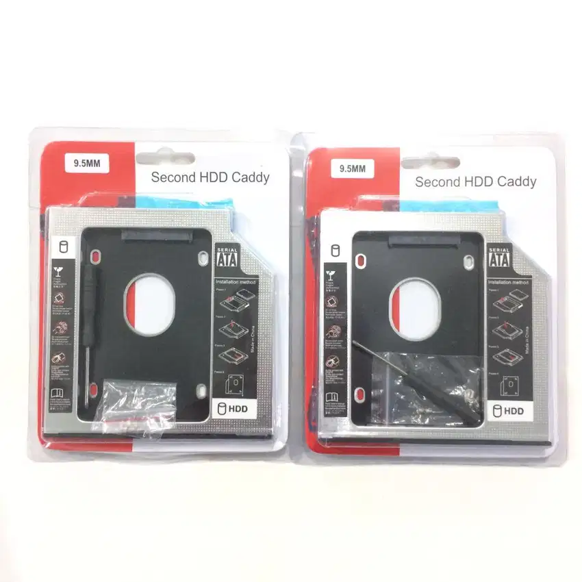 N E W HDD CADDY 9.5/12.7mm SATA 2.5 Universal untuk Laptop/Notebook