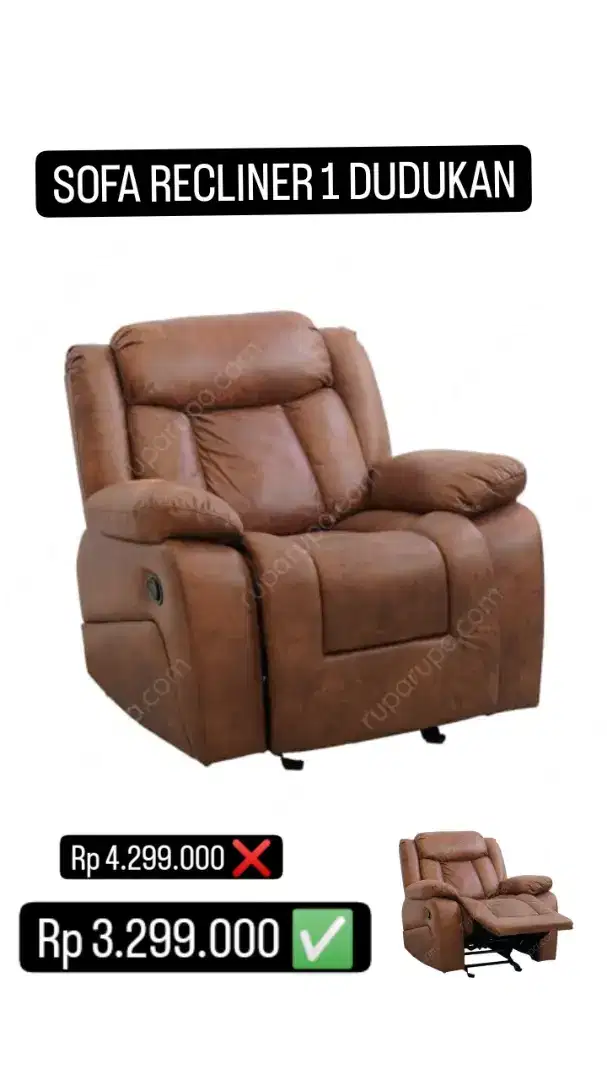 Sofa Recliner 1 Dudukan