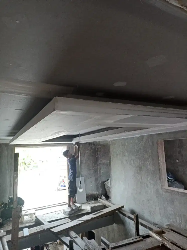 Pengerjaan plafon gypsum