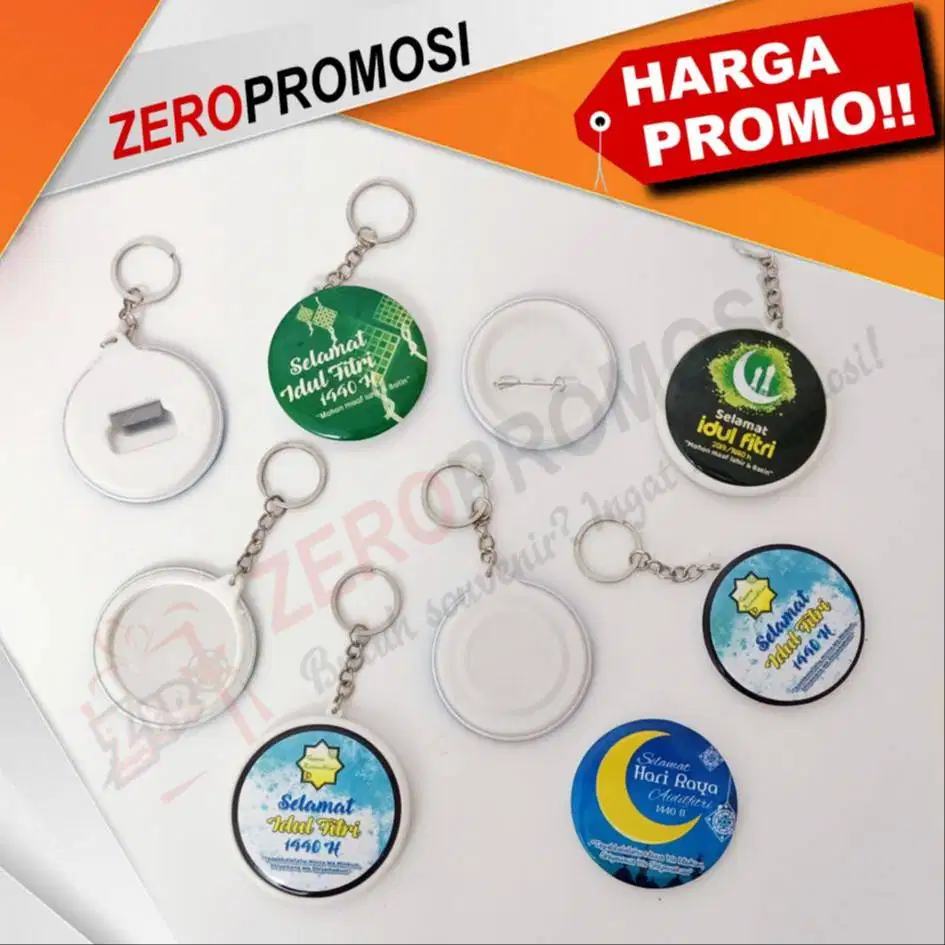 Souvenir Gantungan kunci Ramadhan - Pin Idul Fitri