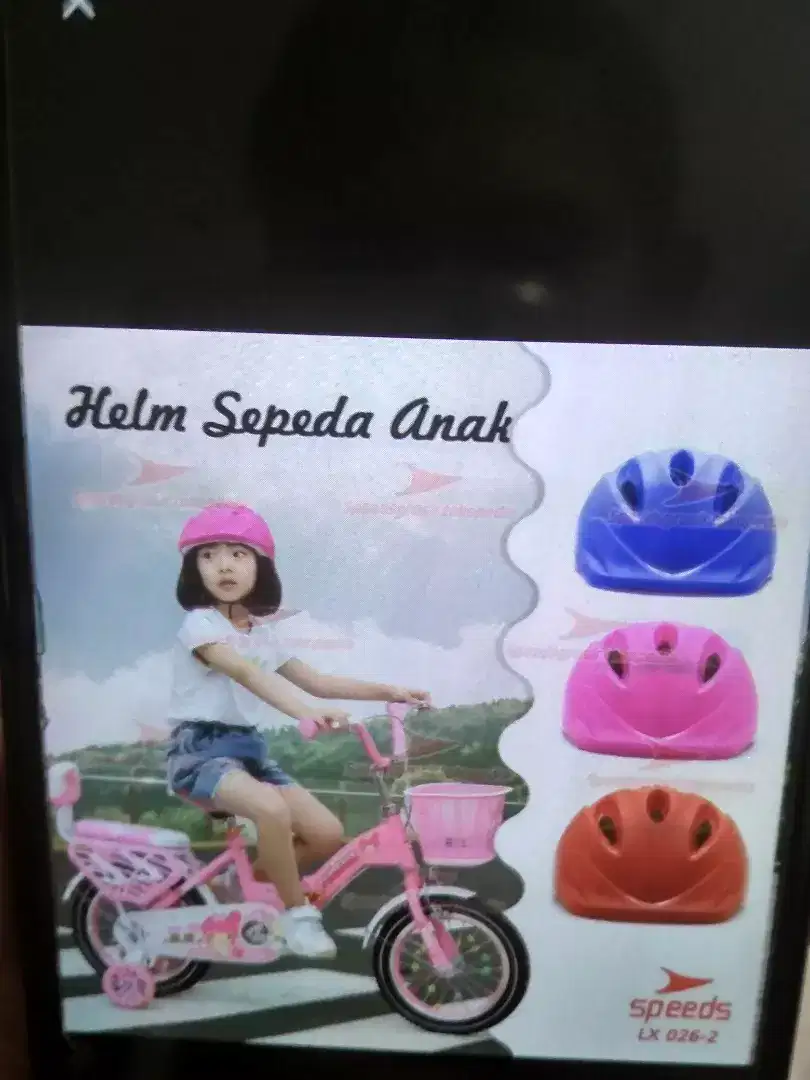 Helm sepeda anak-anak untuk skate board atau sepeda ultra ringan