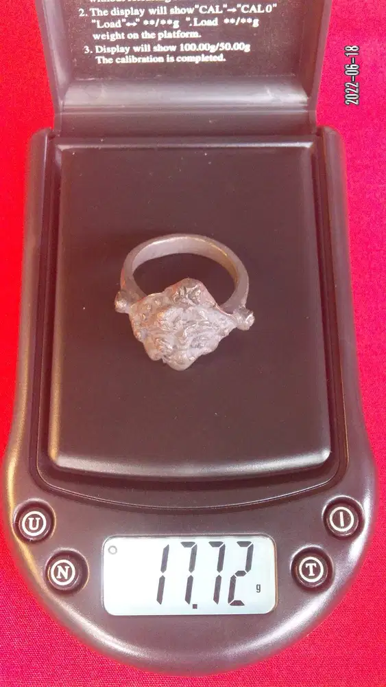Cincin Perunggu Kuno Motif Buto Makoro Asli Temuan Sungai Berantas