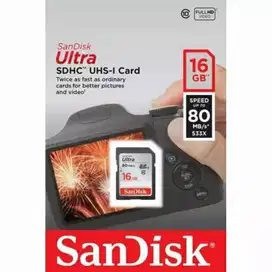 SD card mmc sdhc memory kamera mirrorless sandisk ultra 16gb class 10