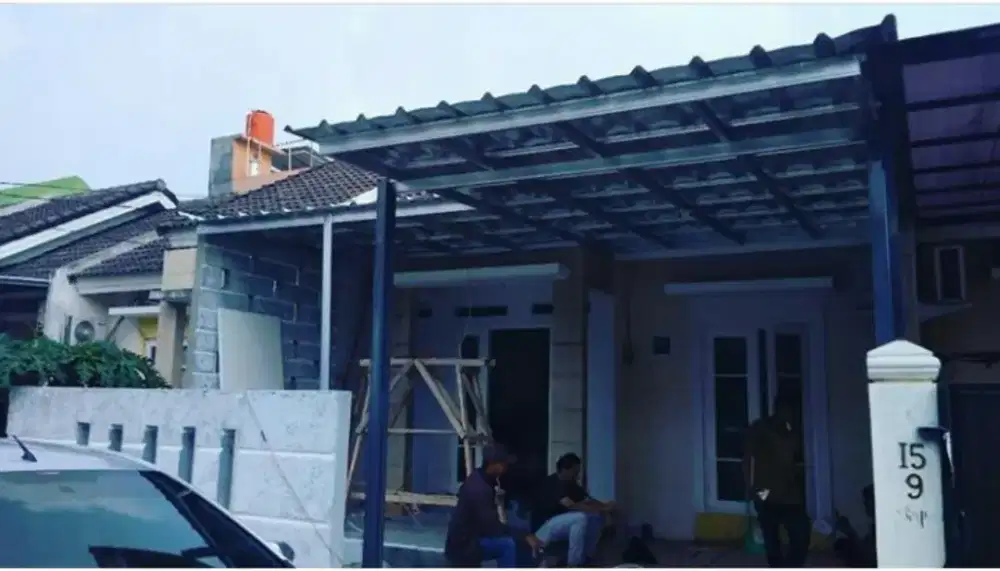 Jasa pasang kanopi baja ringan profesional hanya di OK truss