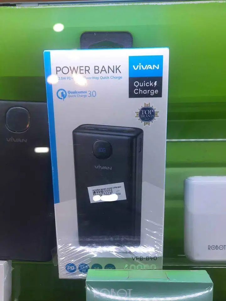 Powerbank Vivan 40000 Mah VPB-B40 Power Bank Digital