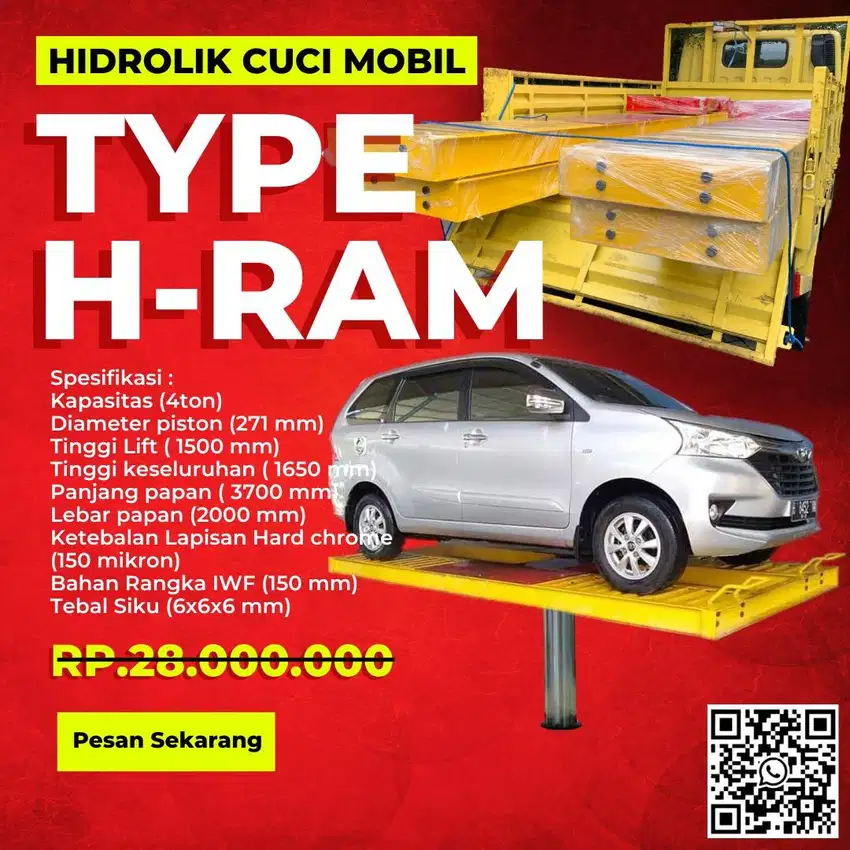 Hidrolik cucian mobil/usaha cuci mobil