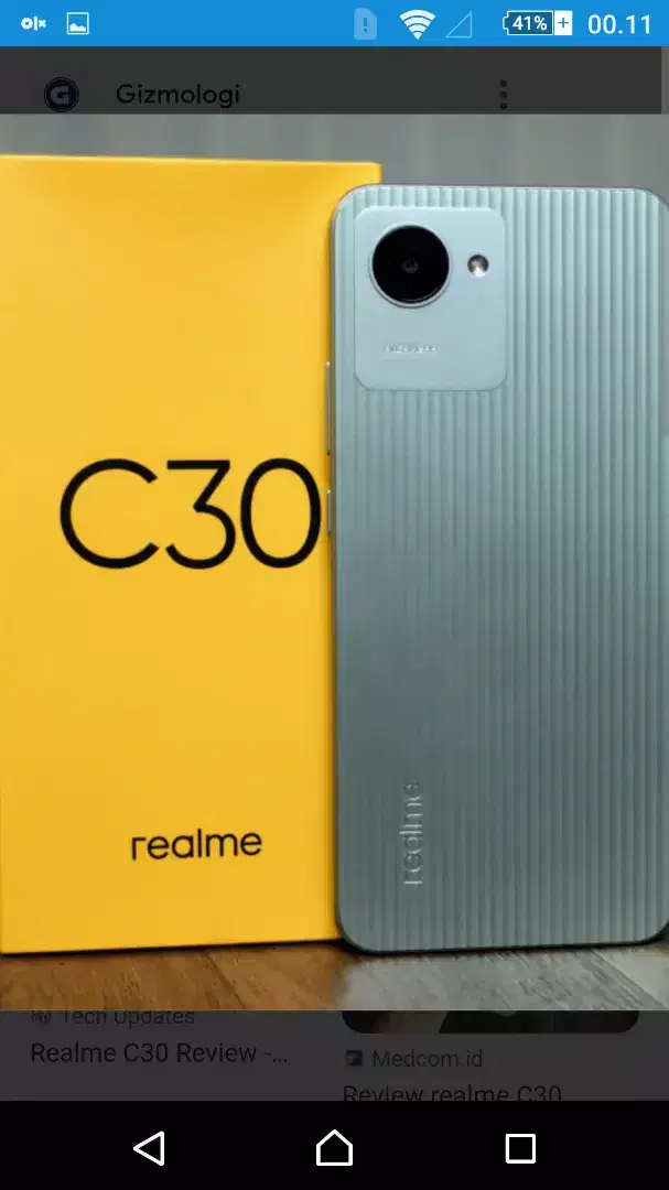 Realme C30 RAM 4/64gb