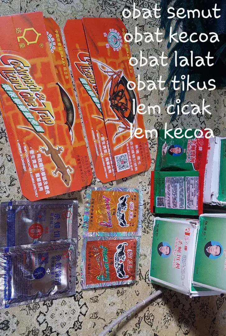 Obat / racun lalat, semut, kecoa, tikus