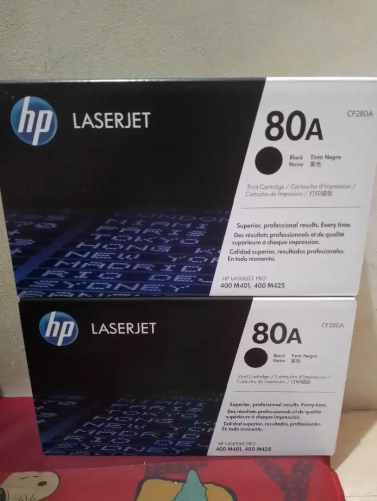 Toner LaserJet printer 80a tampung