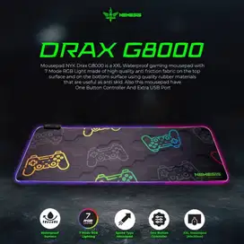 Deskmat NYK Drax G8000 RGB Mousepad