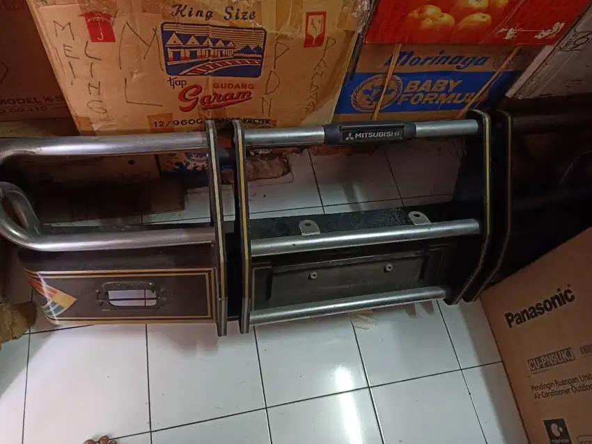 tanduk depan / bember plat besi bordes untuk mobil Colt L300