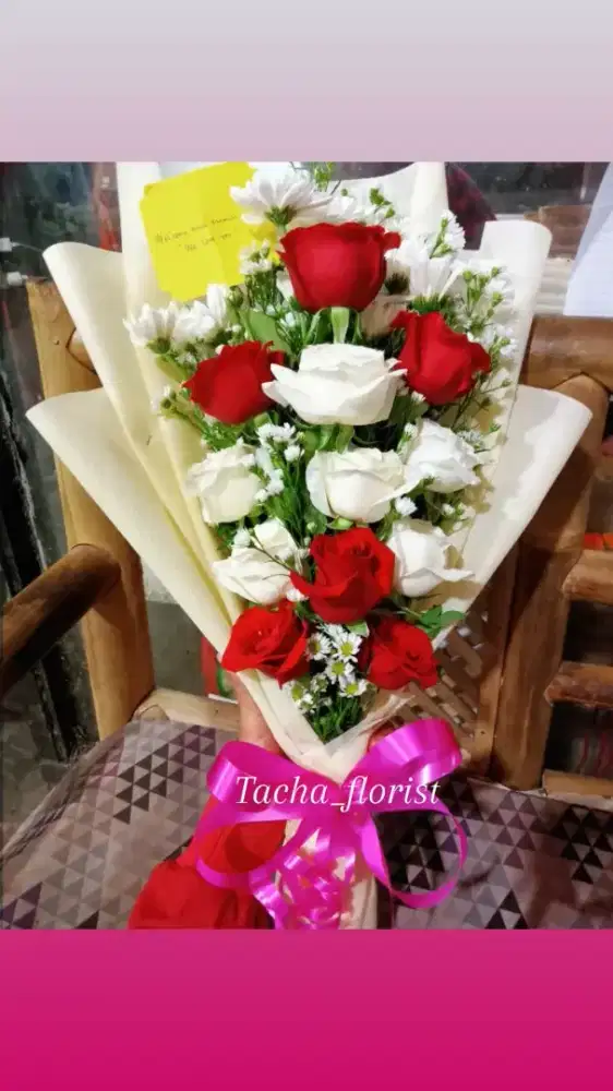 Buket bunga cantik ready