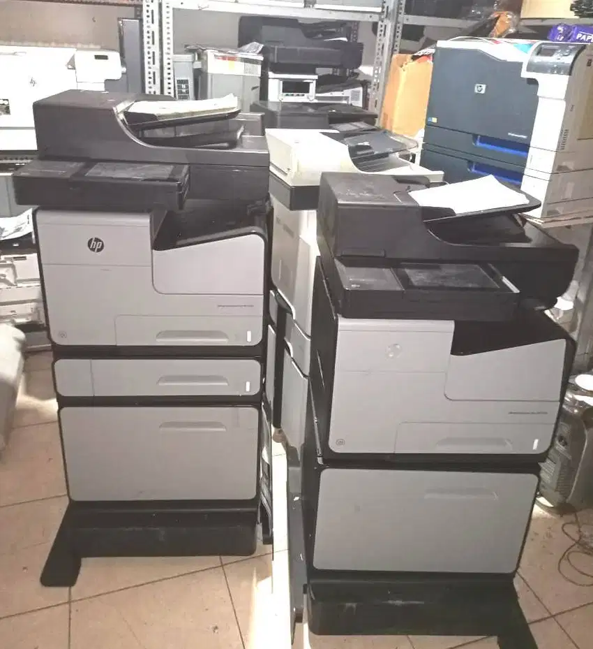 Printer Fotocopy Warna F4 HP Officejet X585/X585z Utk Usaha Fotocopy