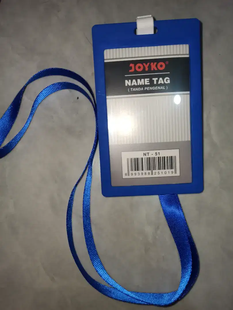 Name Tag Joyko Biru