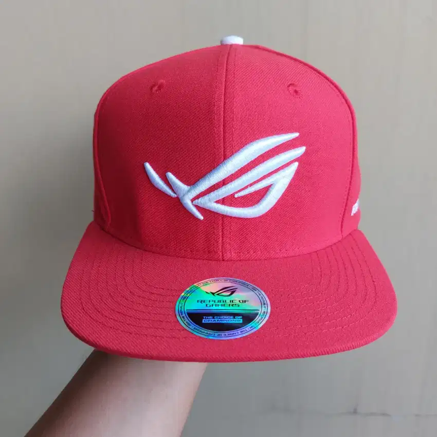 Topi snapback Asus ROG Original - Red