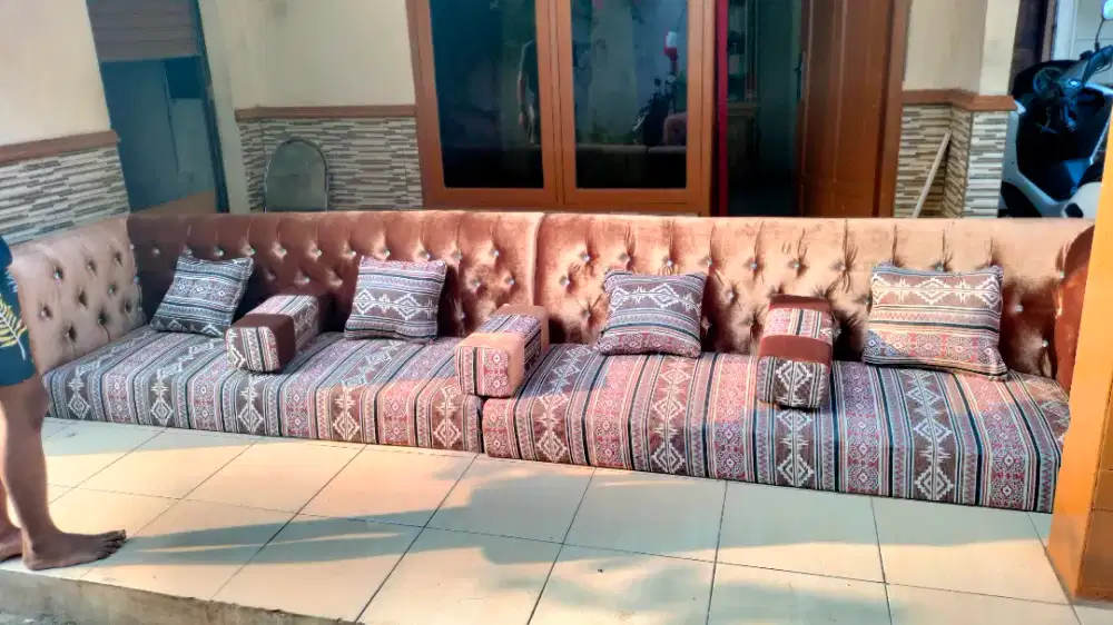 Sofa lesehan arab custom
