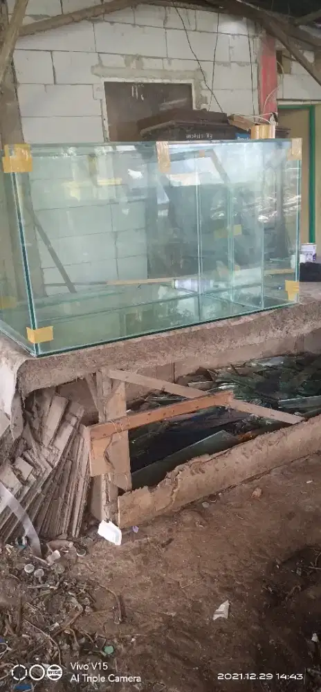 Aquarium 120×50×60 kaca 10mili