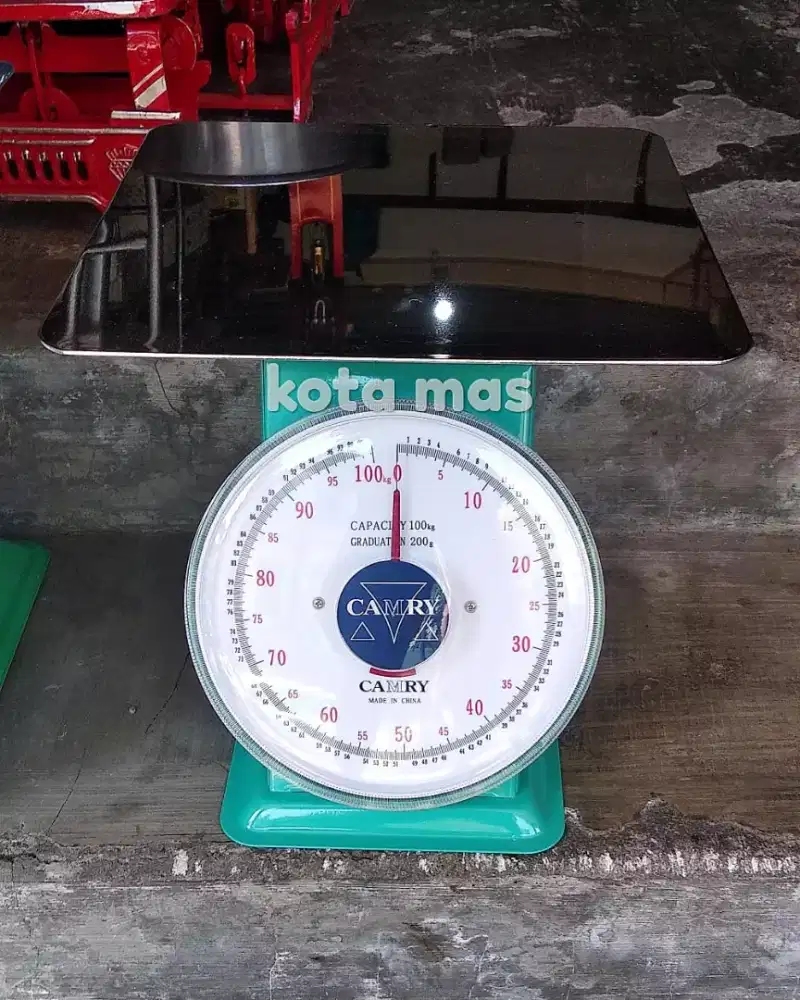 Timbangan Duduk Lantai Meja Jarum Camry 100kg Murah Baru Bagus