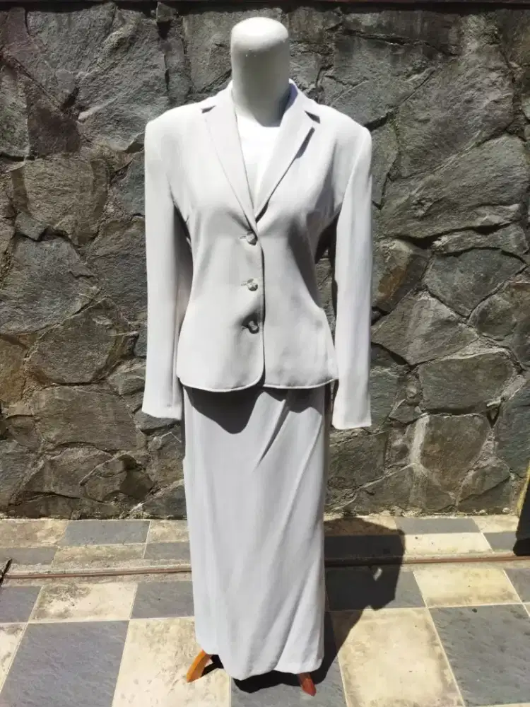 Setelan wanita kerja/ setelan blazer accent