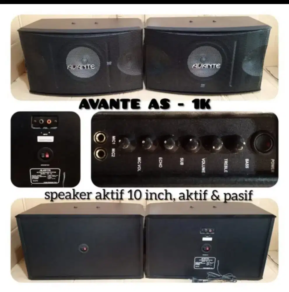 Speaker aktif pasif avante As 1k