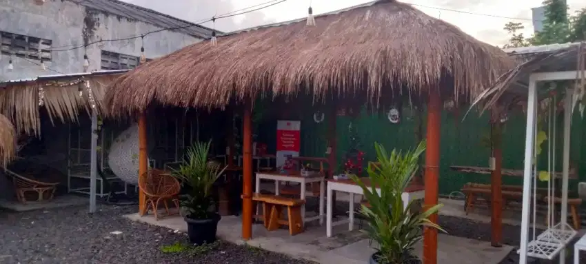 Gapura Bambu Gazebo Saung Resto