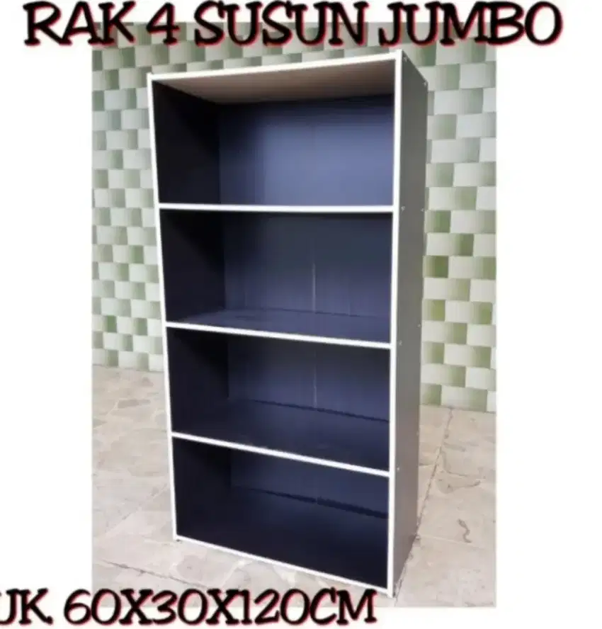 RAK 4 SUSUN JUMBO UK 60*30*120CM