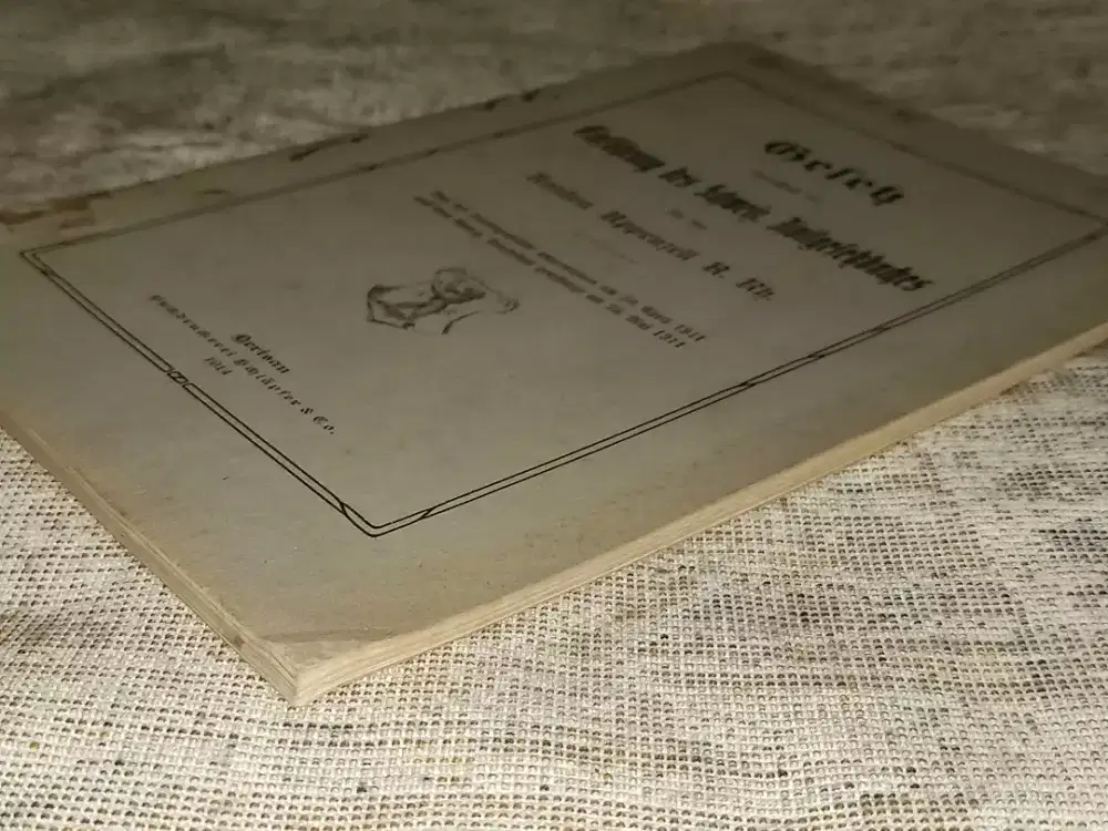 Buku kuno Jerman cetakan thn. 1914