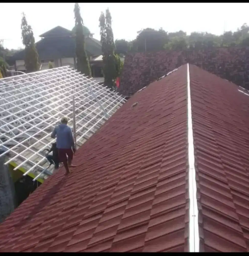 Atap genteng beton,galvalum,genteng metal pasir, onduline dan alderon