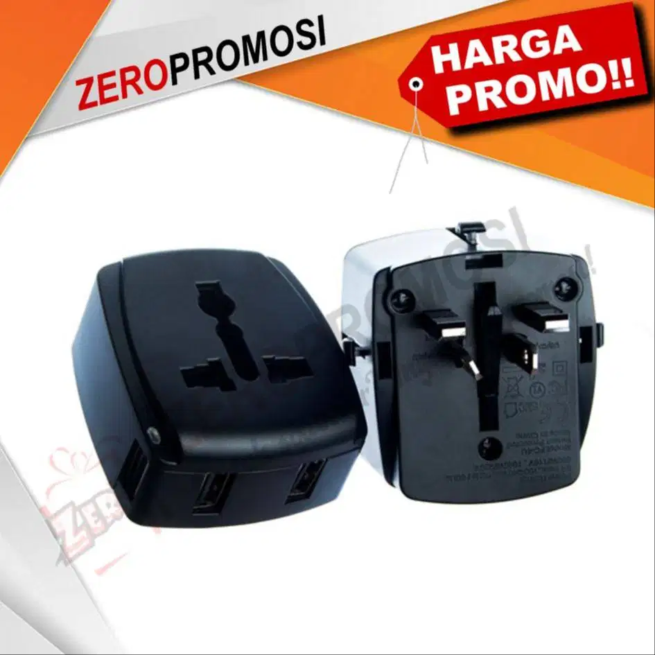 Travel Adaptor UAR06 Promosi Custom