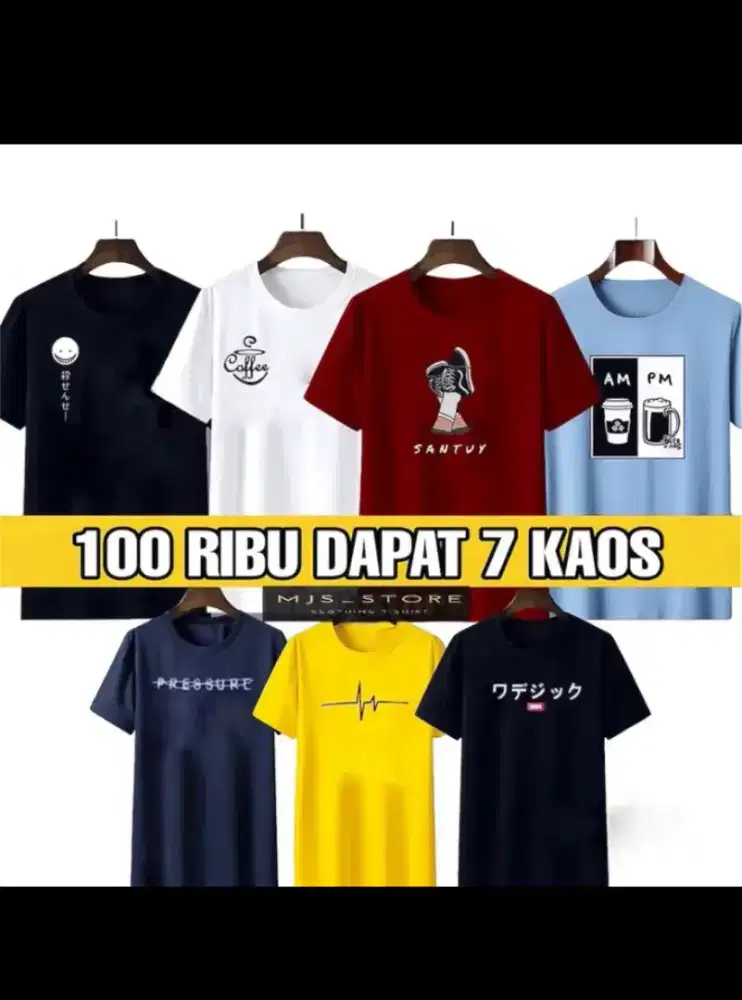 Paket baju kaos