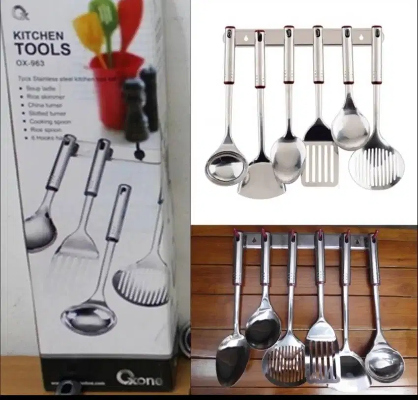 Dijual Kitchen Tools Set Oxone 963 Stainless Steel baru dapat hadiah