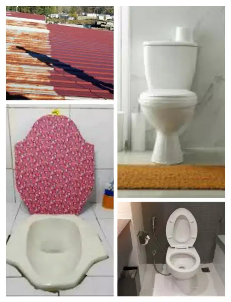 Wc tumpat,sedot safsitenk,atap seng rumah bocor dll.medan