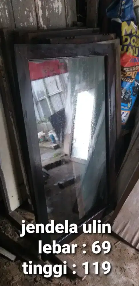 Jendela kayu ulin second