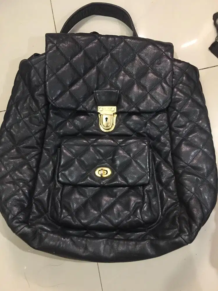 Ransel kulit Sonia Rykiel ori (kulit mantul)