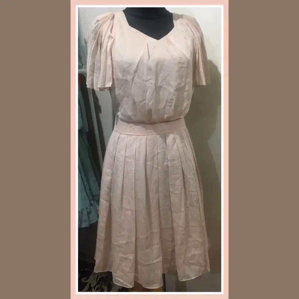 Dress Korea Peach Branded